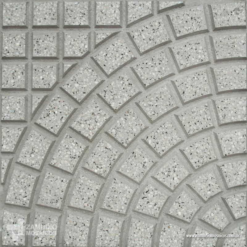 Imagen de Circular chico fondo gris brecciato 40×40