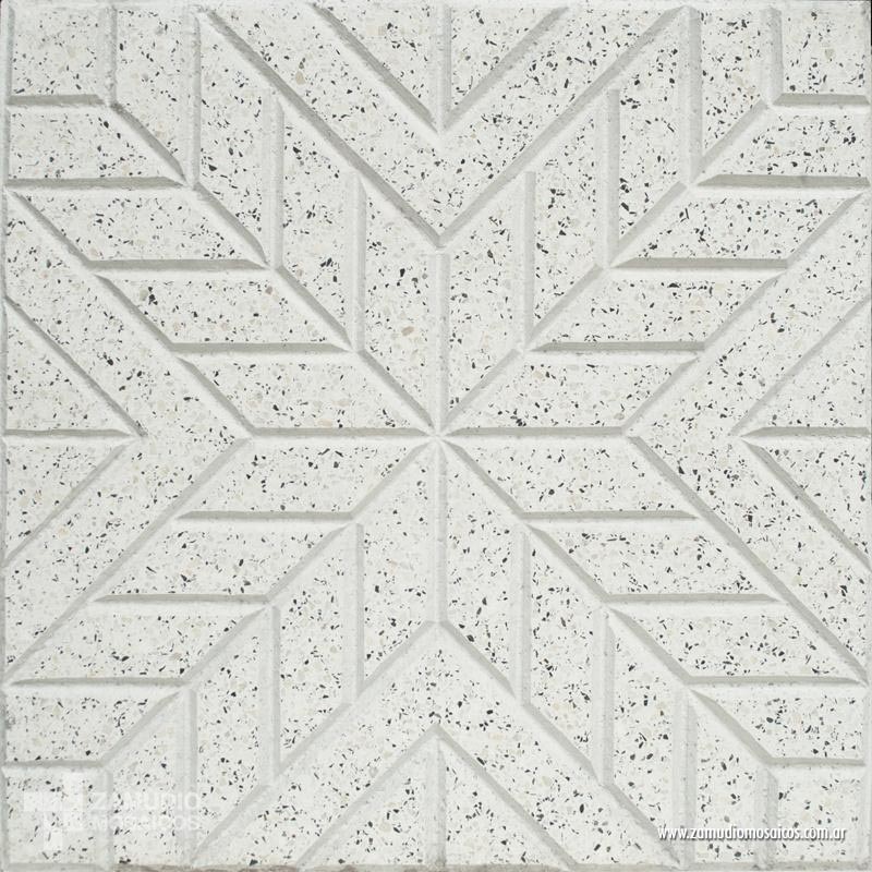 Imagen de Espiga fondo blanco brecciato 40×40