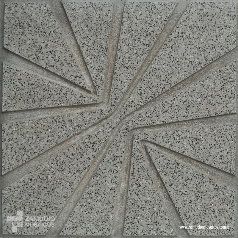 Imagen de Estrella fondo gris grano fino 40×40