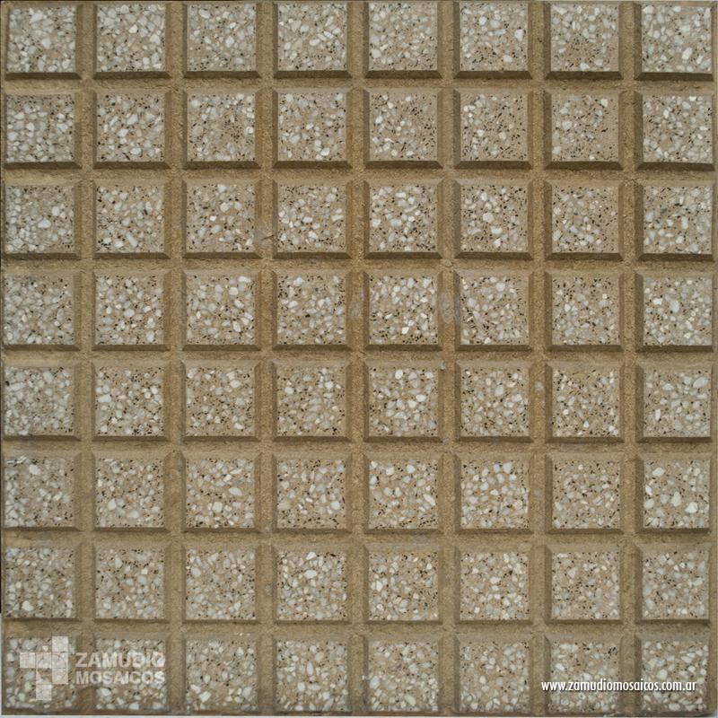 Imagen de Recto 64 panes fondo ocre brecciato 40×40